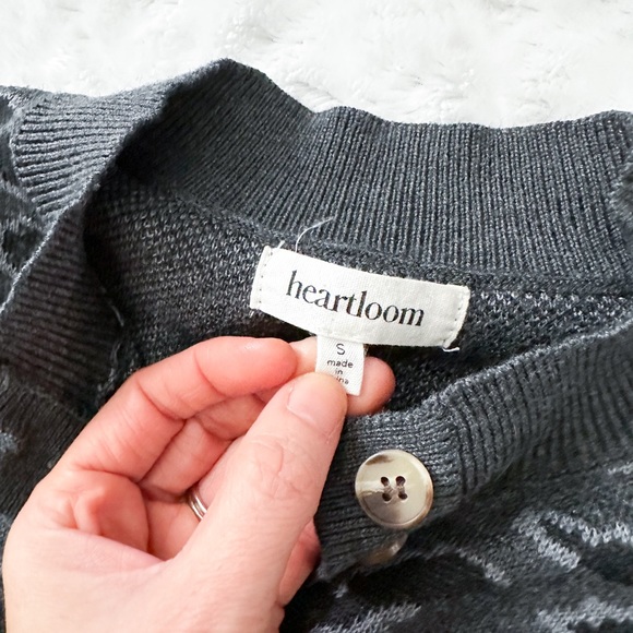 HEARTLOOM Natalia Leopard Print Jacquard Wool Blend Sweater - Picture 8 of 11